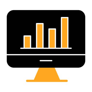 laptop grafik simgesi, vektör çizim ile