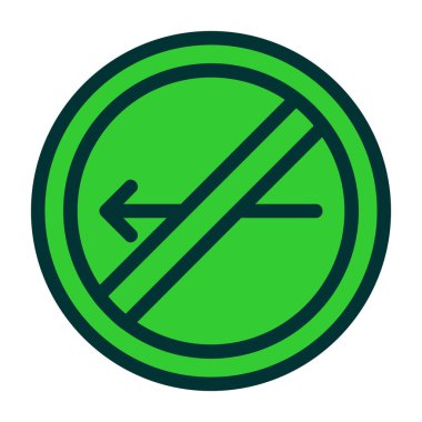 Modern yol yokluğunun vektör illüstrasyonu