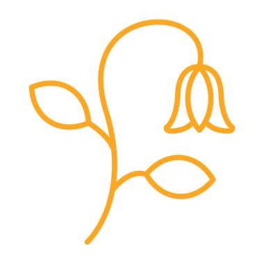 Bir ağaç simgesinin vektör illüstrasyonu