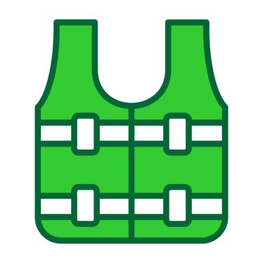 Tek bir izole simgenin vektör illüstrasyonu