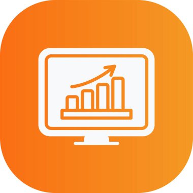 İş ve finans simgesinin vektör illüstrasyonu