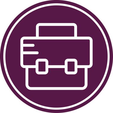 evrak çantası ikonu vektör illüstrasyonu