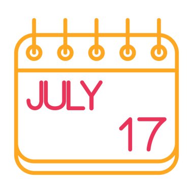 Takvim simge tasarlamak vektör