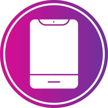 Modern akıllı telefonun vektör çizimi