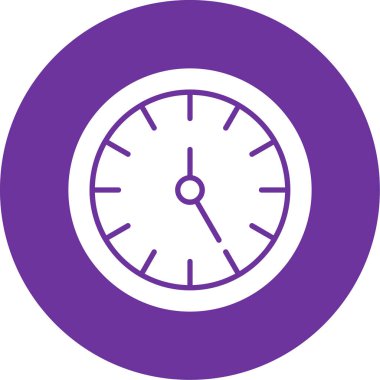 Saat simgesinin vektör illüstrasyonu