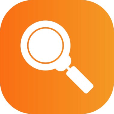 vektör büyütme cam simgesi