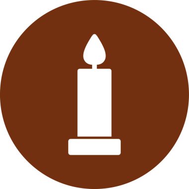 Mum simgesi vektör illüstrasyonu