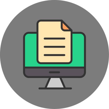 Web simgesi vektör illüstrasyonu