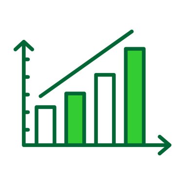 bar çizelgesi vektör simgesi