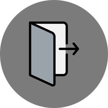 dosya dizini simgesi, vektör illüstrasyonu