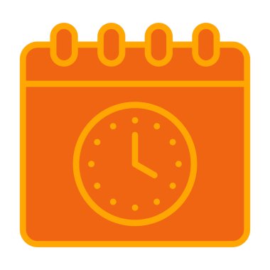 Takvim. Web simgesi basit illüstrasyon