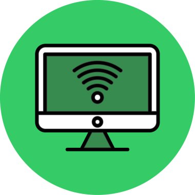 bilgisayar simgesi vektör illüstrasyonu