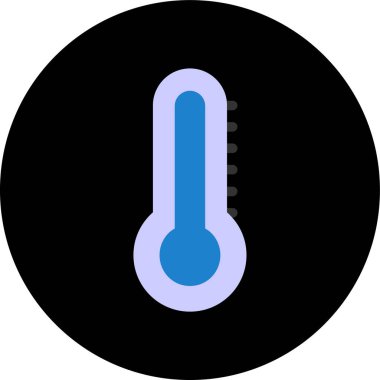 vektör sıcaklık simgesi, vektör illüstrasyonu