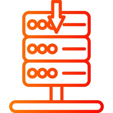 Web arayüzü simgesi, vektör illüstrasyonu