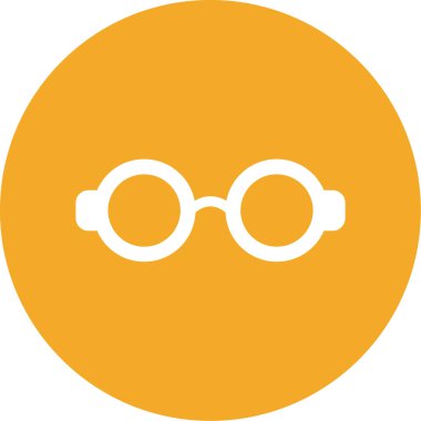 Gözlük. gözlük simgesi vektör illüstrasyonu