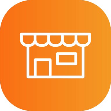 vektör mağaza simgesi çizimi