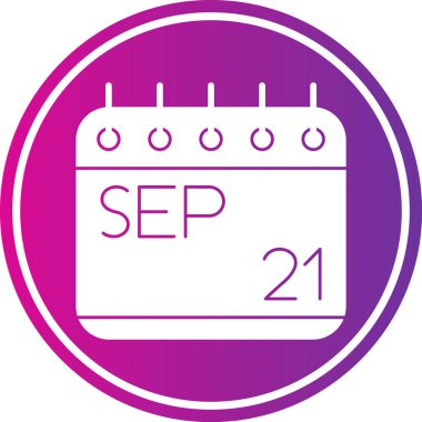 Bir takvim ve Eylül 'ün çizimi