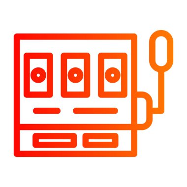 işlemci simge vektör çizim