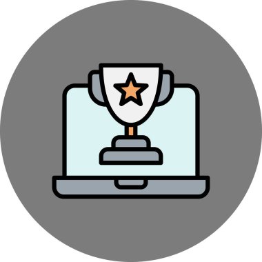 Ödülü Kupası vektör simgesi