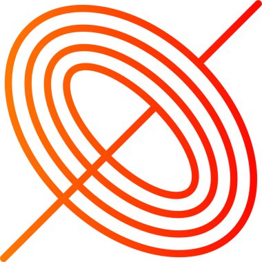 Sarmal elementli soyut geometrik şekil