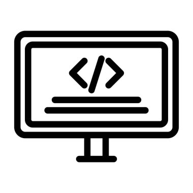 bilgisayar simgesi vektör illüstrasyonu