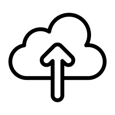 bulut indirme vektörü simgesi