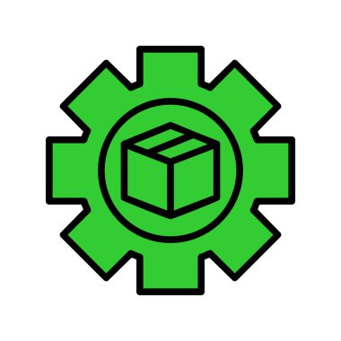 kutu dişli vektör simgesi