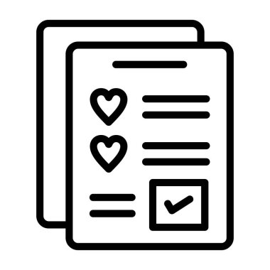 Yürekli pano, basit web simgesi