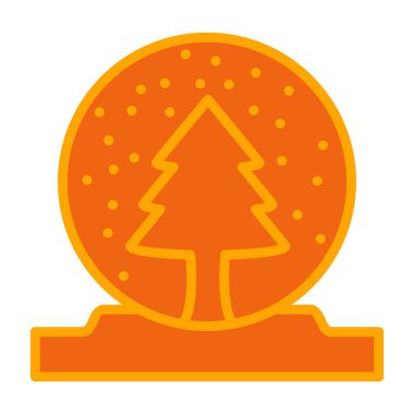 Noel Ağacı Vektör İllüstrasyonu