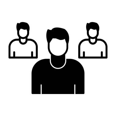 Sosyal medya simgesi olan insanlar