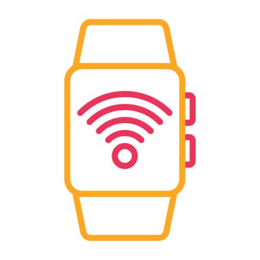 akıllı saat simge vektör illüstrasyonu