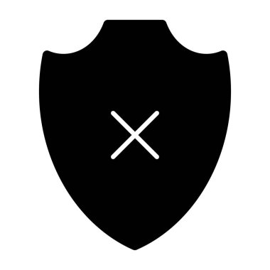 Koruma kalkanı vektör illüstrasyonu