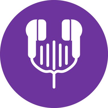 Eldiven simgesi, vektör illüstrasyonu