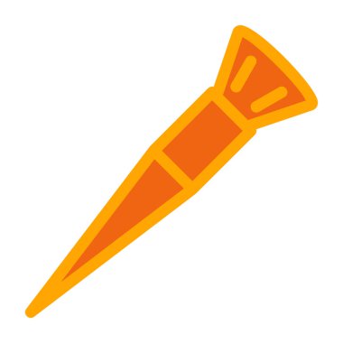 Boya fırçası beyaz arkaplanda izole edildi