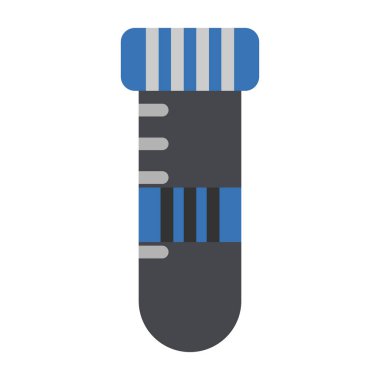 tıbbi termometre izole vektör simgesi düzenlenebilir