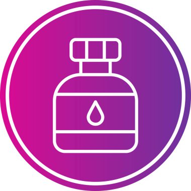 şişe simgesi vektör illüstrasyonu