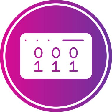 Takvim vektör simgesi. Düz yuvarlak sembolü, menekşe rengi, yuvarlak açılar, beyaz arka plan tarzıdır.