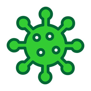 Kolayca değiştirebilen veya düzenleyebilen virüs vektör simgesi