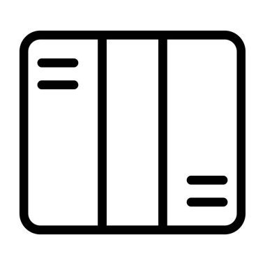 kitap simgesi vektör illüstrasyonu