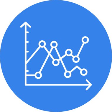 grafik ikonu vektör illüstrasyonu