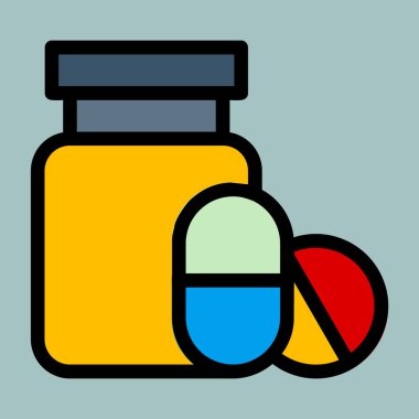 şişe simgesi vektör illüstrasyonu