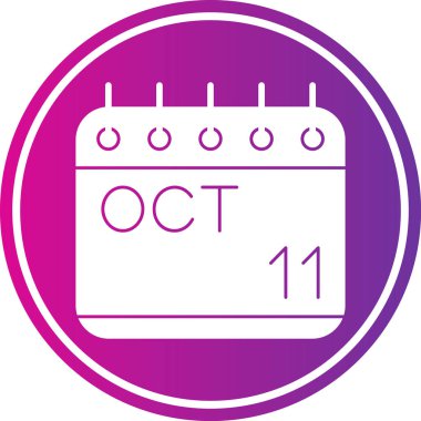 Takvim simgesi vektör illüstrasyonu