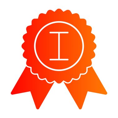 ödül rozeti düz simge rozet tarzı