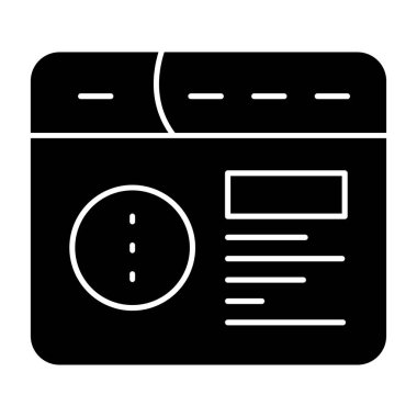 Müzik simgesinin vektör illüstrasyonu