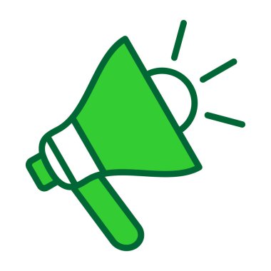 megafon ikon vektör illüstrasyon tasarımı