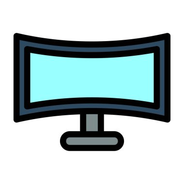 izleyici simgesi, vektör illüstrasyonu