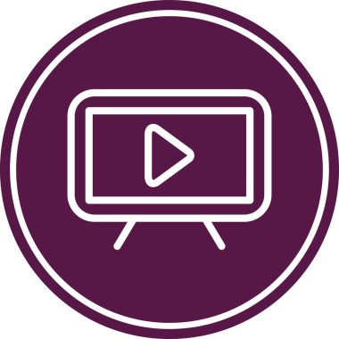 video oynatıcı vektör simgesi