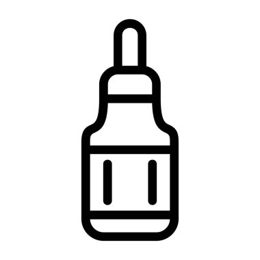 Beyaz arkaplan, şırınga ve enjeksiyon üzerinde izole edilmiş iğne ikonu vektörü