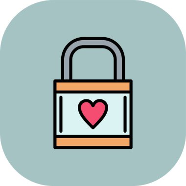 ikon vektör illüstrasyonunu kilitle