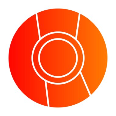 Dairesel pasta grafik simgesi